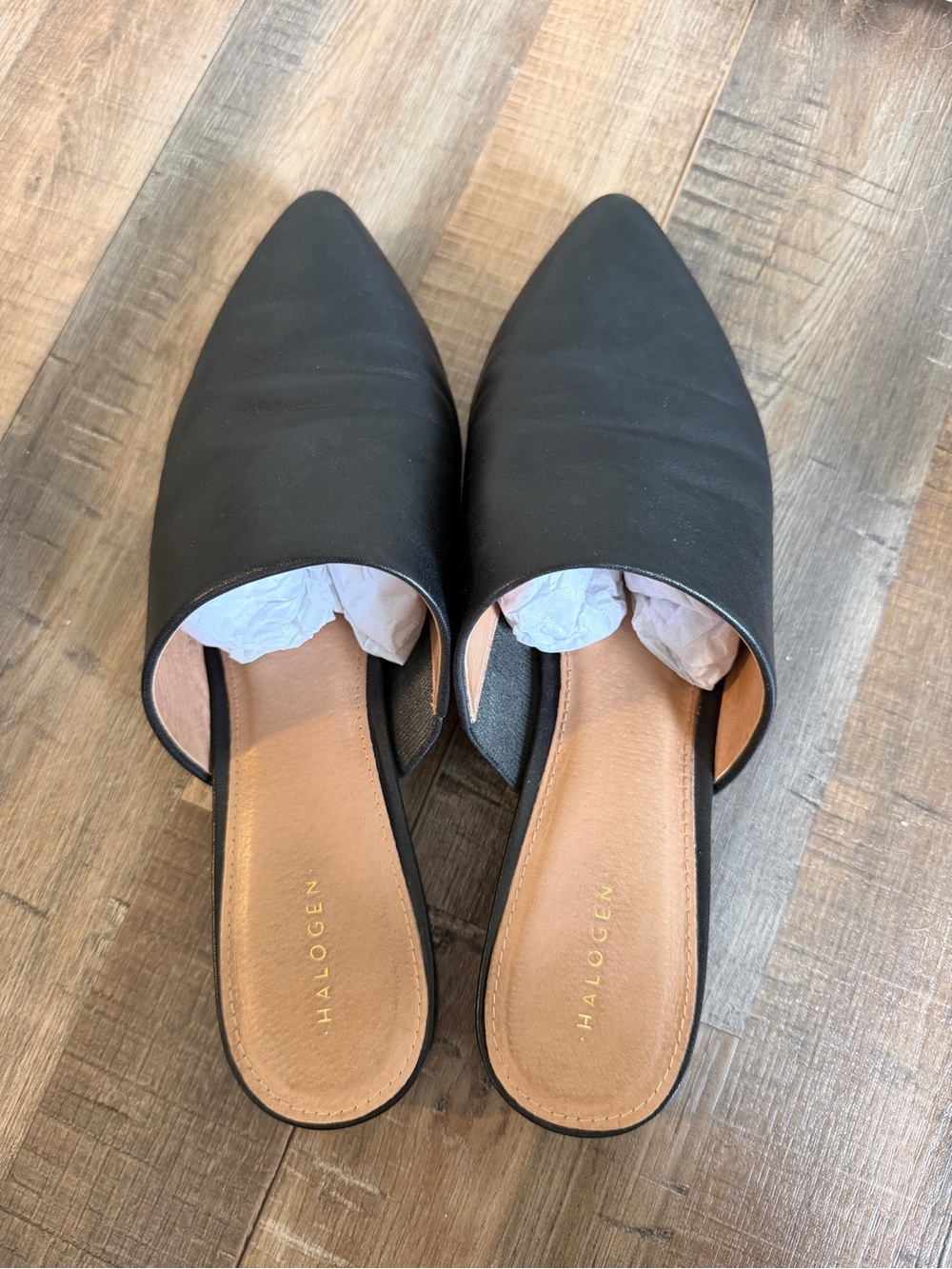 Halogen Backless Mule Flats